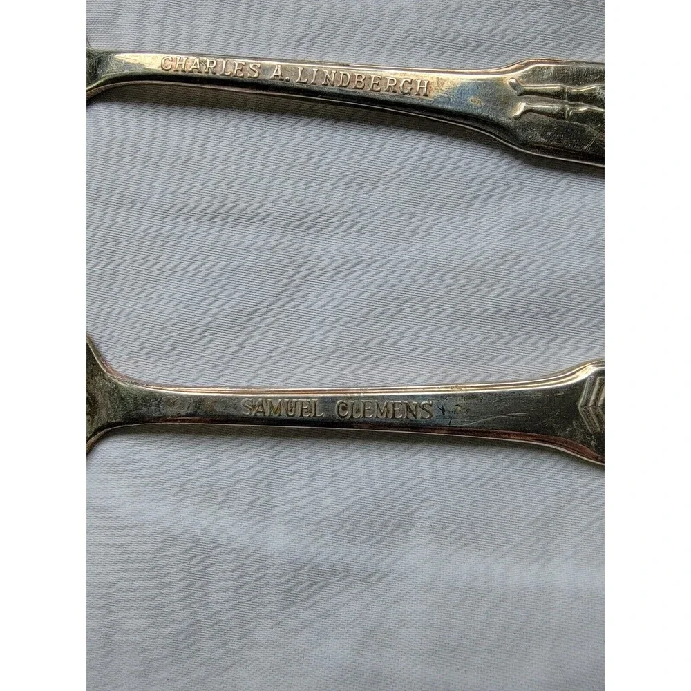 International‎ Silver Co Distinguished Americans Lot of 3 Spoons